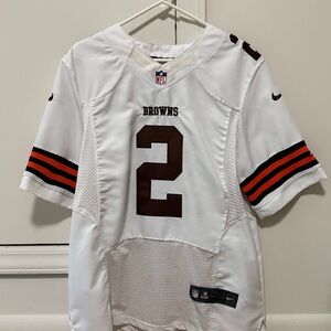 Cleveland Browns Johnny Manziel Jersey Mens M Medium Brown #2 NFL Football QB
